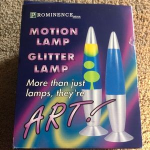 Motion lamp glitter lamp